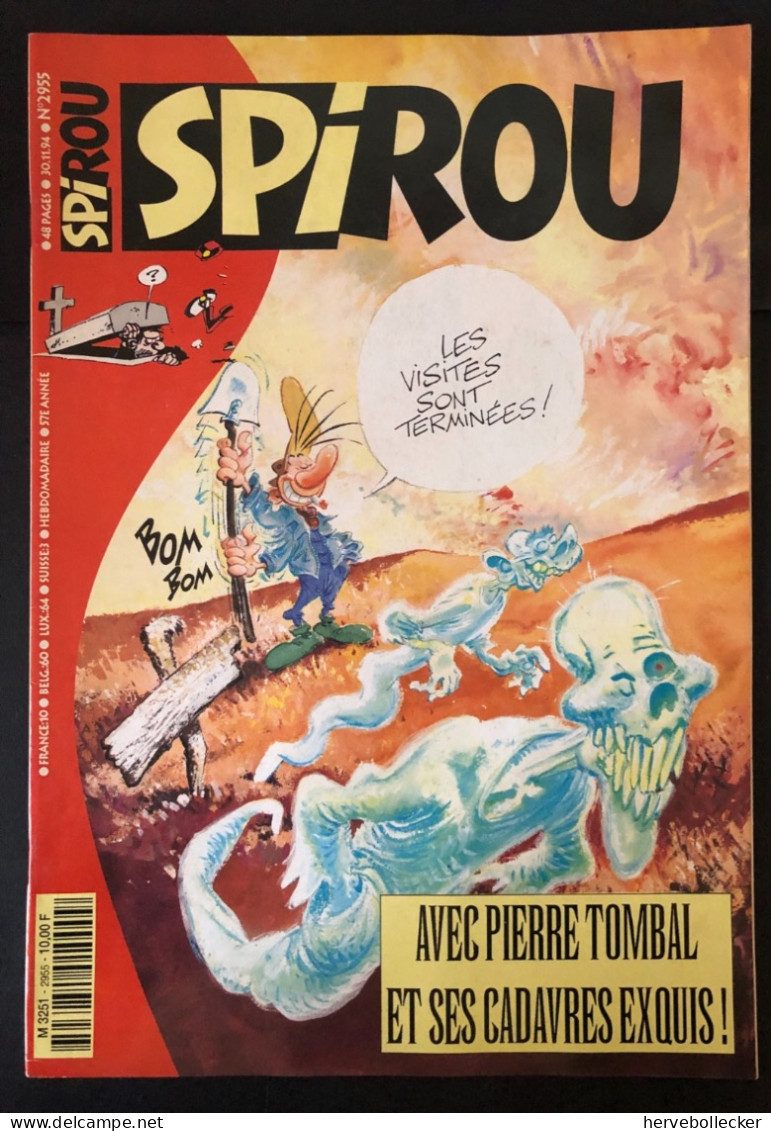 Spirou Hebdomadaire N° 2955 -1994 - Spirou Magazine