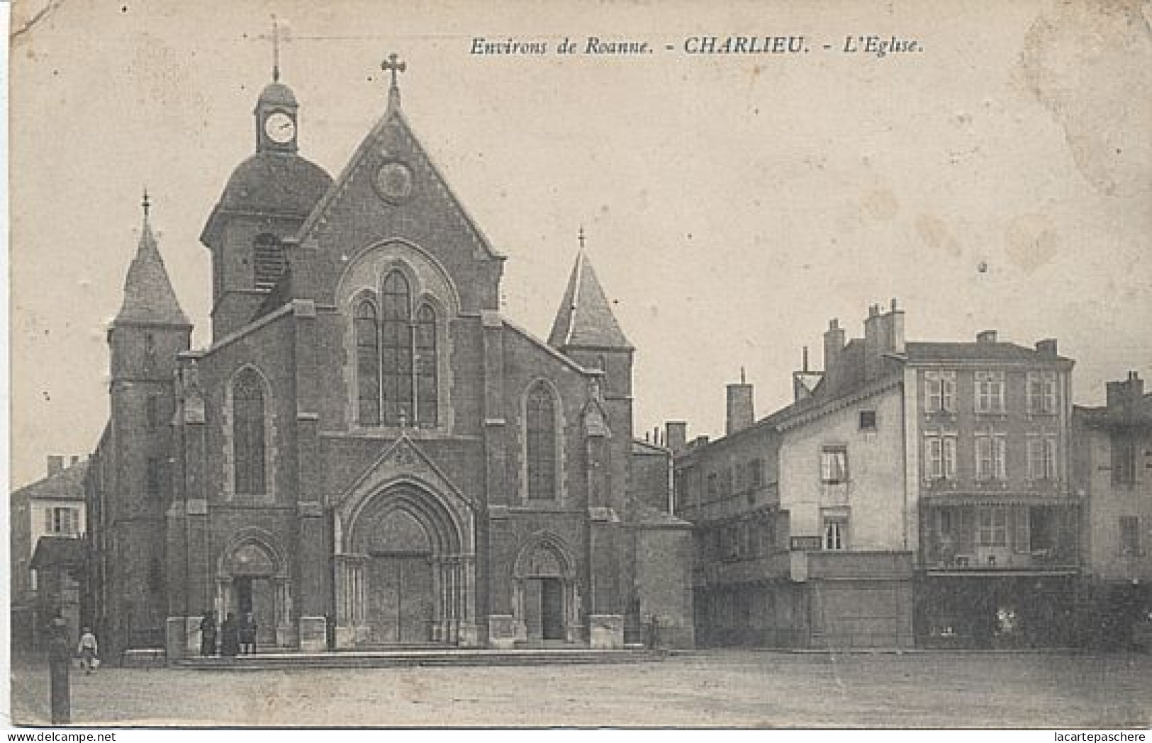 X111586 LOIRE CHARLIEU ENVIRONS DE ROANNE L' EGLISE - Charlieu