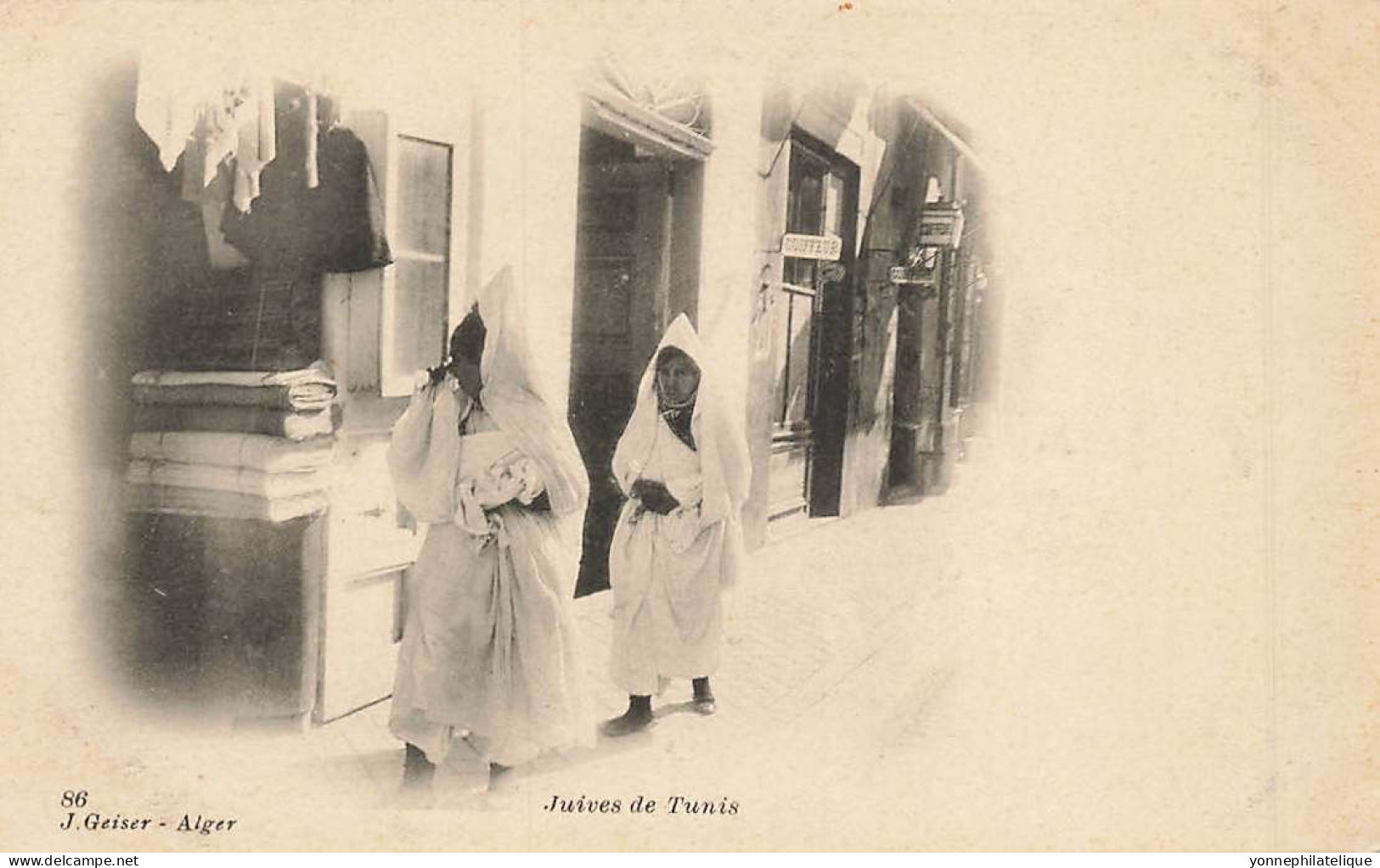 JUDAÏCA - JEWISH - TUNISIE - TUNIS - Juives De Tunis - Jud-468 - Giudaismo