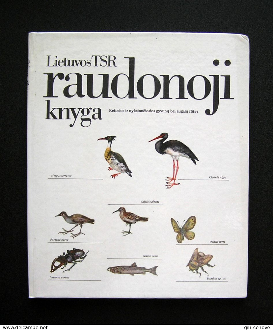 Lithuanian Book / Lietuvos TSR Raudonoji Knyga 1984 - Cultural