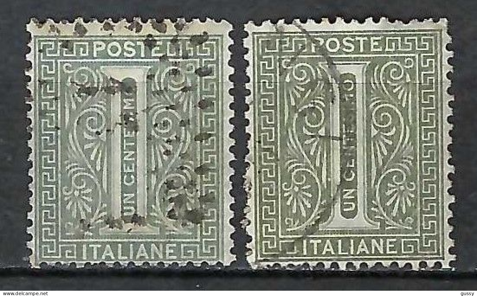 ITALIE Ca. 1863-77: 2x Le Y&T 12, 2 Nuances - Used