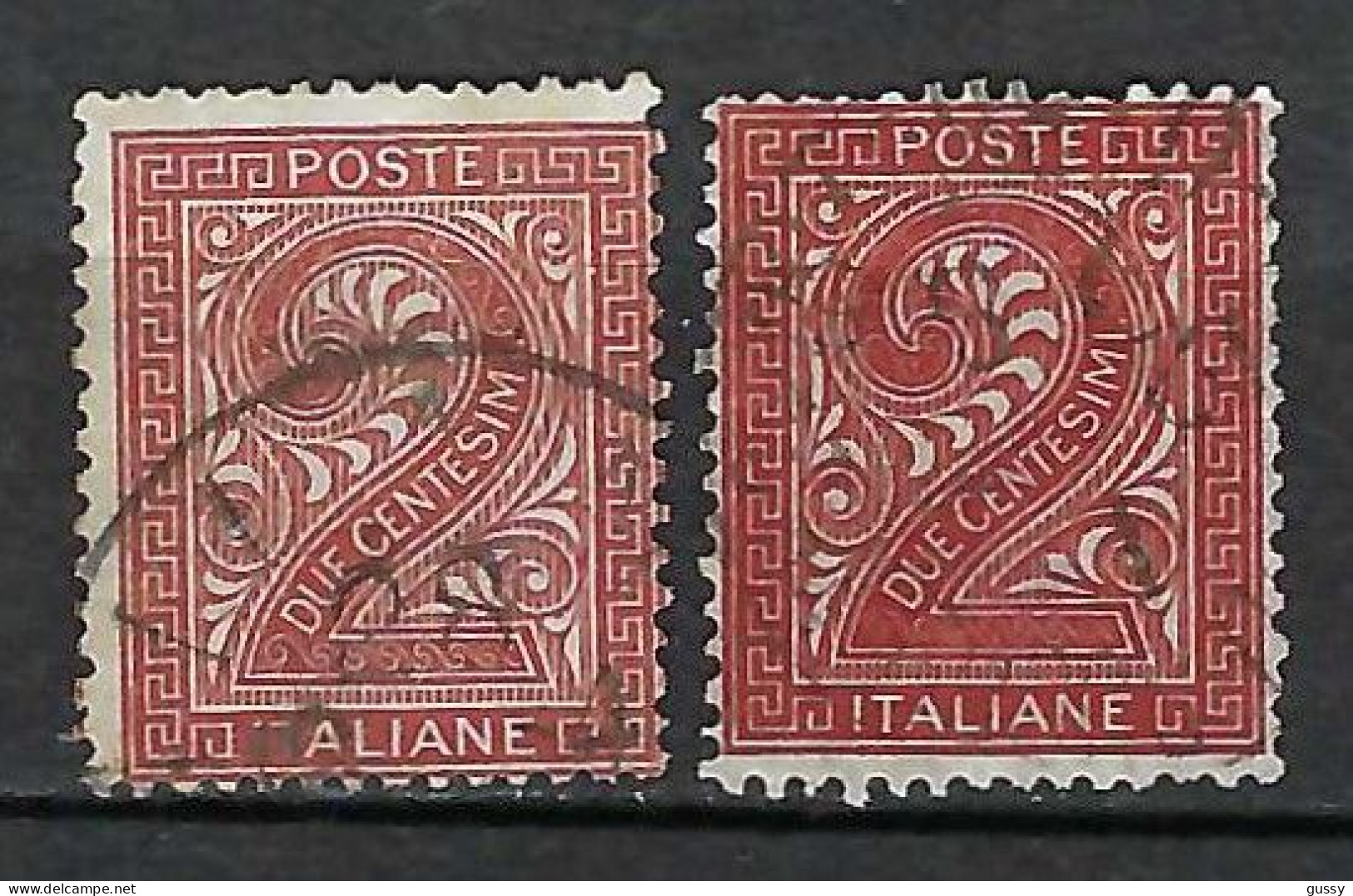 ITALIE Ca. 1863-77: 2x Le Y&T 13, 2 Nuances - Oblitérés