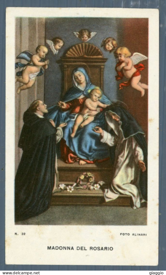 °°° Santino N. 9350 - Madonna Del Rosario °°° - Religion & Esotérisme