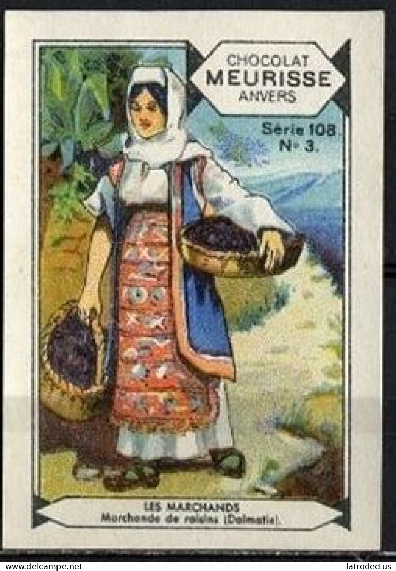 Meurisse - Ca 1930 - 108 - Les Marchands - 3 - Marchande De Raisins (Dalmatie) - Otros & Sin Clasificación