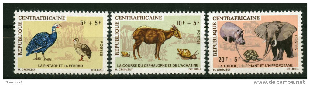 Rep. Centrafricaine ** N° 134 à 138  - Comtes Africains - Zentralafrik. Republik