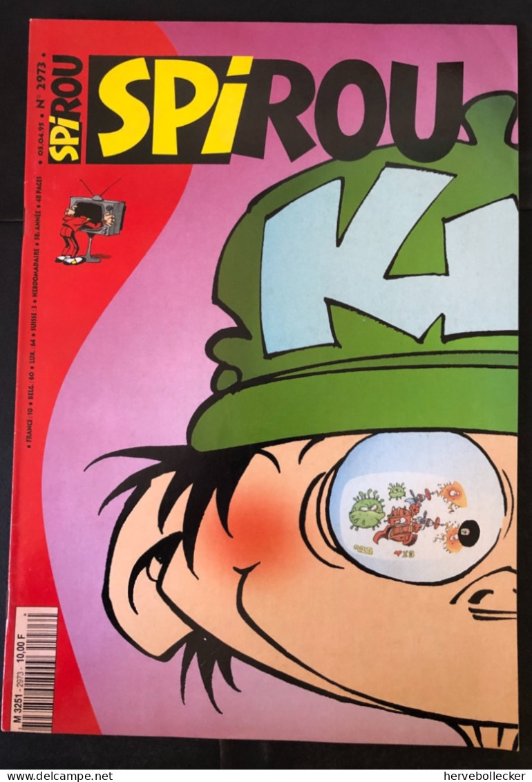 Spirou Hebdomadaire N° 2973 -1995 - Spirou Magazine