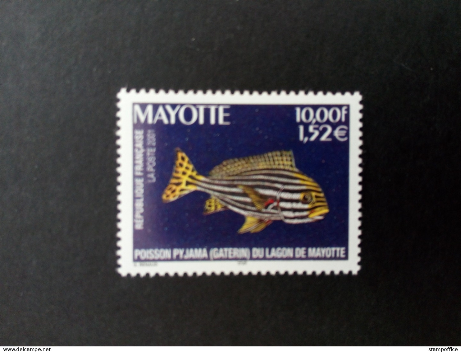 MAYOTTE MI-NR. 100 POSTFRISCH(MINT) FISCHE 2001 SÜSSLIPPE - Unused Stamps