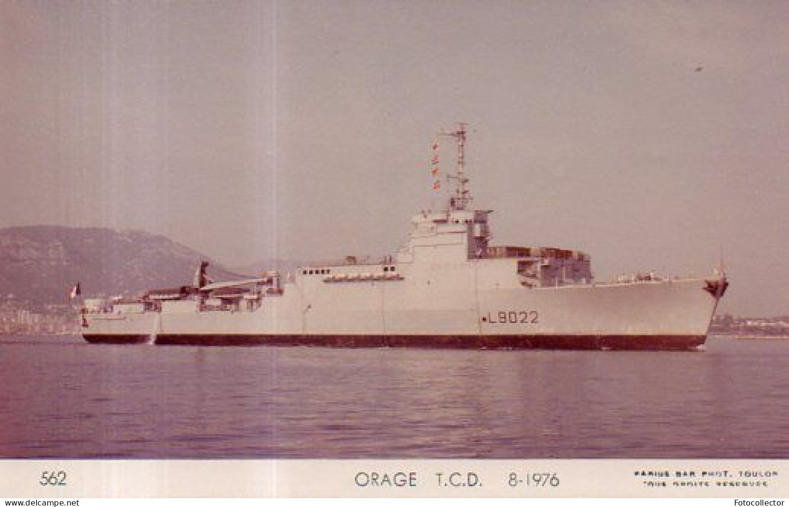 Navire Transport De Chalands De Débarquement Orage - Guerra