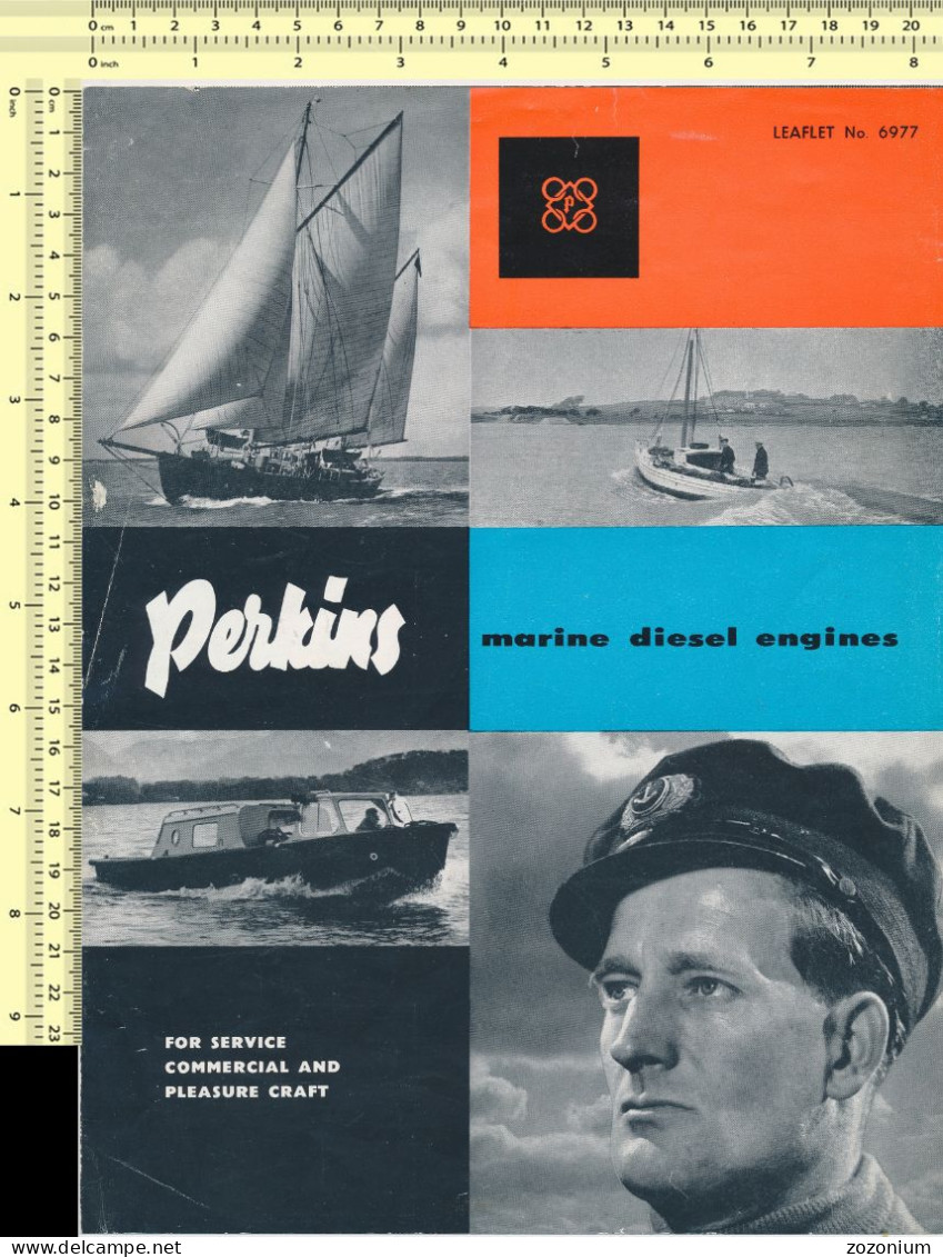 PERKINS Marine Diesel Engines Vintage Prospect - Advertising