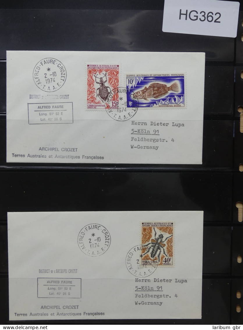 Französische Gebiete In Der Antarktis (TAAF) Gestempelt Sammlung Briefe #HG362 - Otros & Sin Clasificación