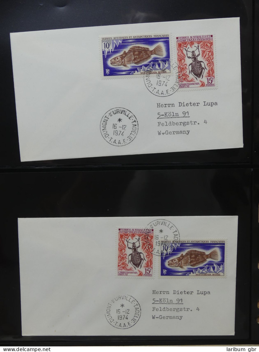 Französische Gebiete in der Antarktis (TAAF) gestempelt Sammlung Briefe #HG362