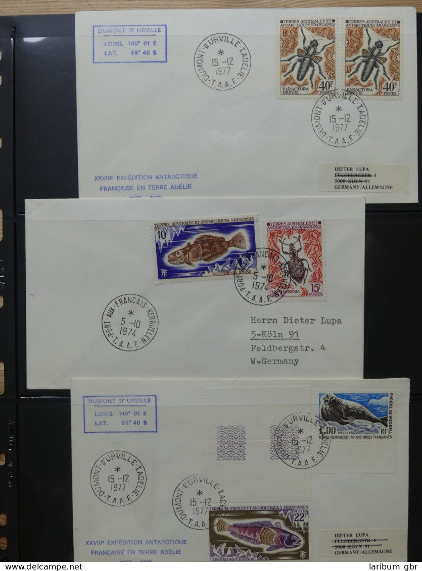 Französische Gebiete in der Antarktis (TAAF) gestempelt Sammlung Briefe #HG362
