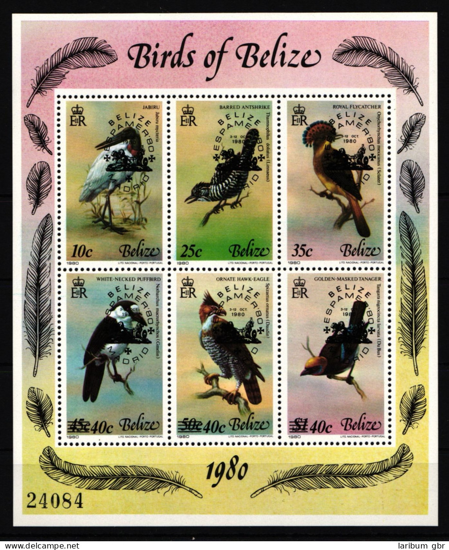Belize Block 22 Postfrisch Vögel #IQ188 - Belice (1973-...)