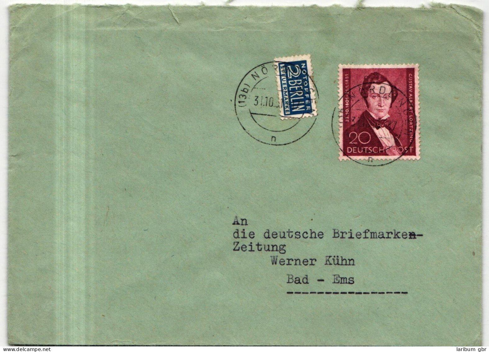 Berlin 74 Auf Brief Als Einzelfrankatur Portogerecht #JG171 - Autres & Non Classés