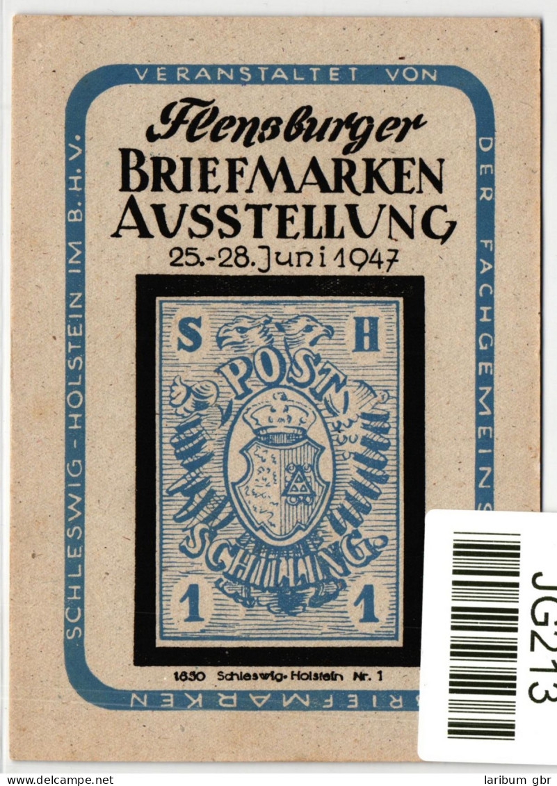 Alliierte Besetzung 922 Auf Postkarte Flensburger Briefmarken-Ausstellung #JG213 - Autres & Non Classés