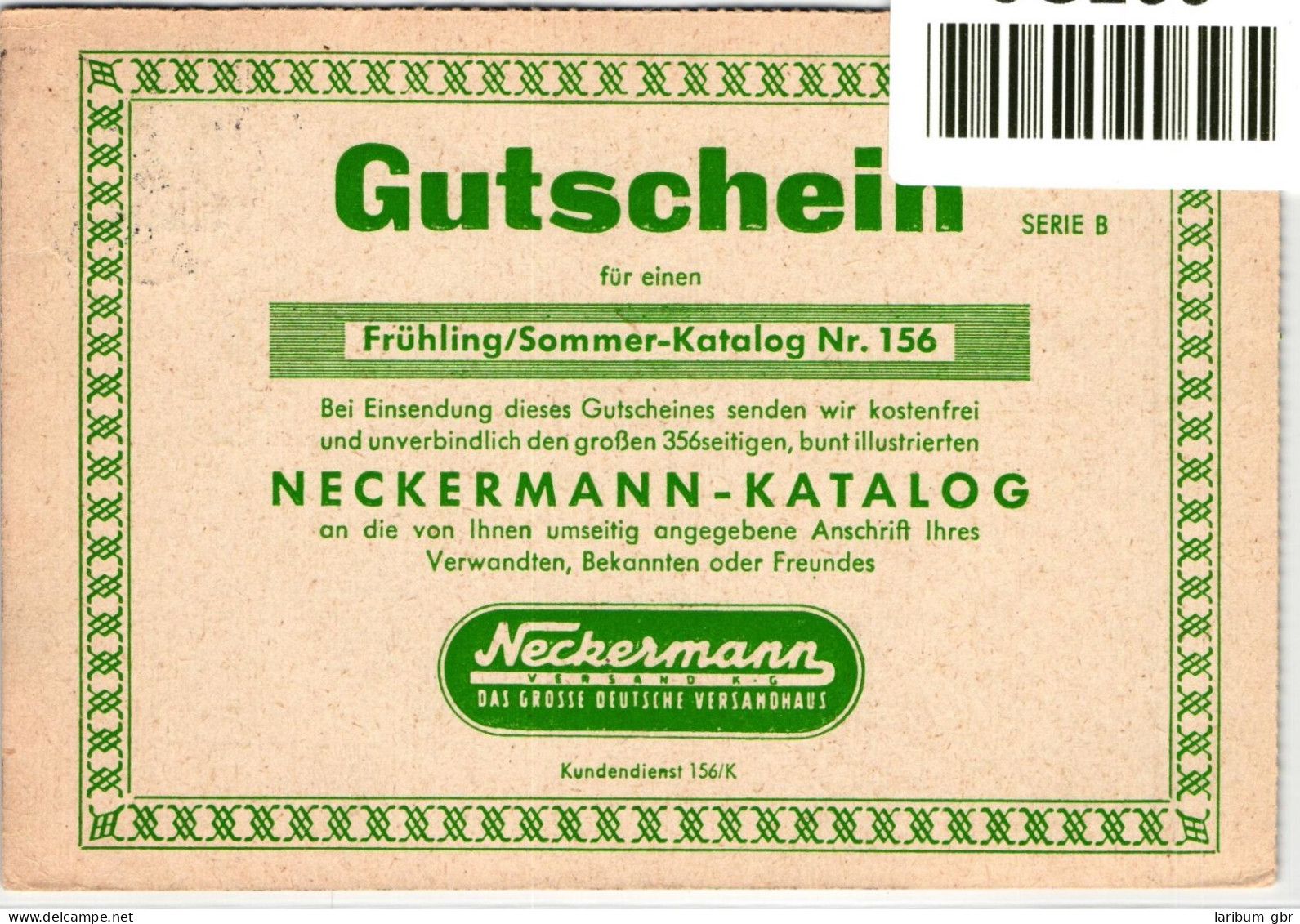 BRD Bund 183 Auf Postkarte Versandzentrum Neckermann #JG260 - Altri & Non Classificati