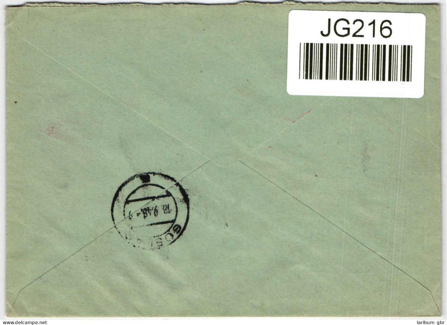 Bi-Zone 67 II Auf Brief Als Einzelfrankatur #JG216 - Cartas & Documentos