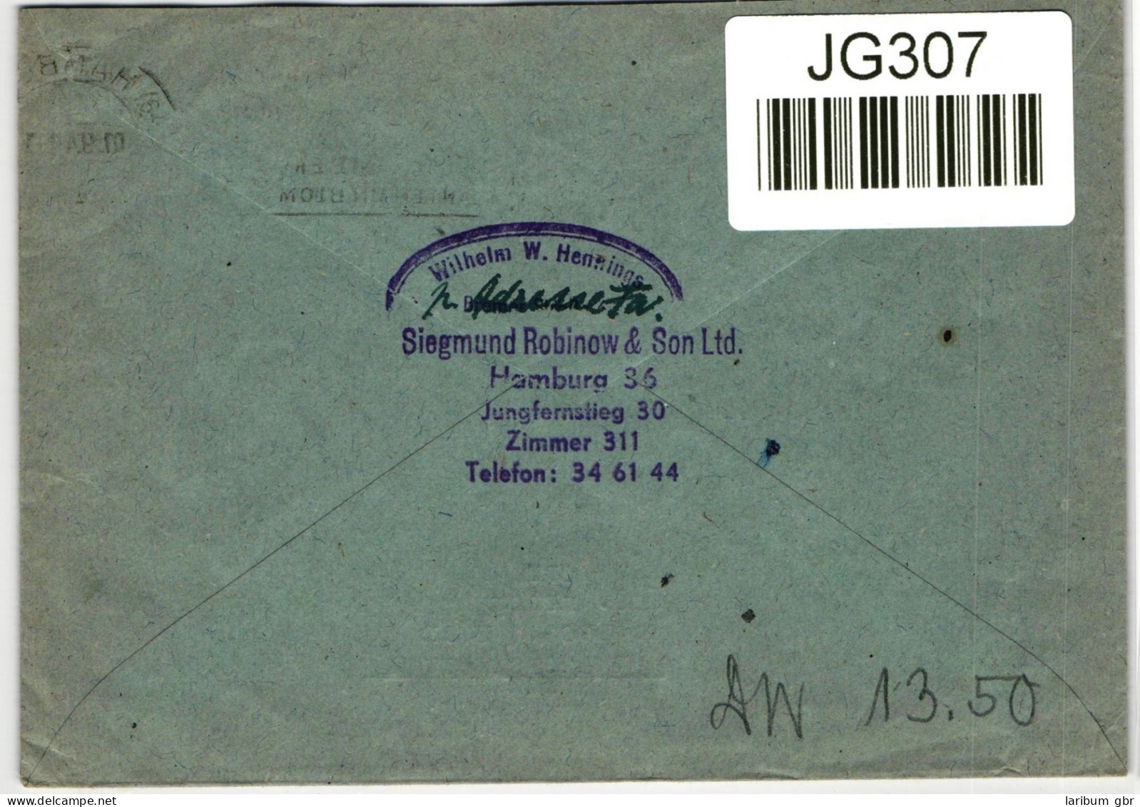 Bi-Zone 110 Auf Brief Als Einzelfrankatur Portogerecht #JG307 - Cartas & Documentos
