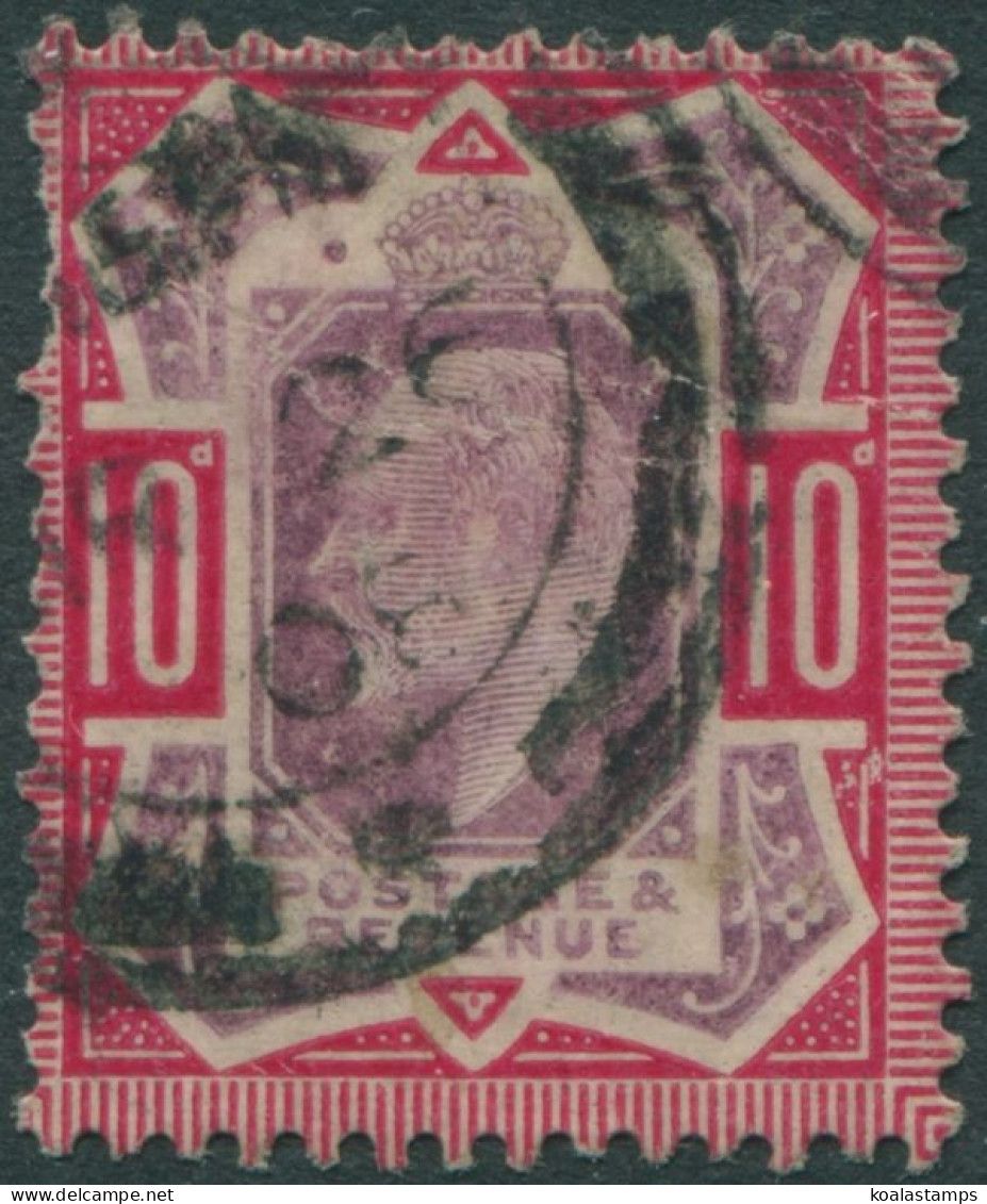 Great Britain 1902 SG254 10d Dull Purple And Carmine KEVII FU - Unclassified