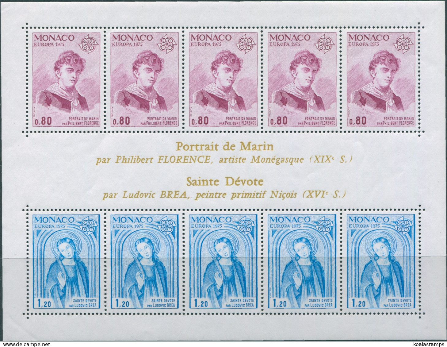 Monaco 1975 SG1188 Europa MS MNH - Otros & Sin Clasificación