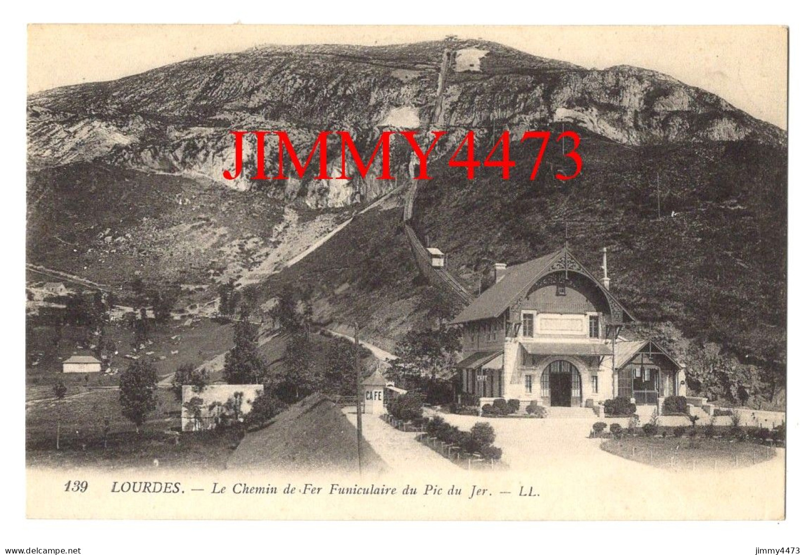 CPA - LOURDES En 1914 - Le Chemin De Fer - Funiculaire Du Pic Du Jer - N° 139 - L L - Funiculares