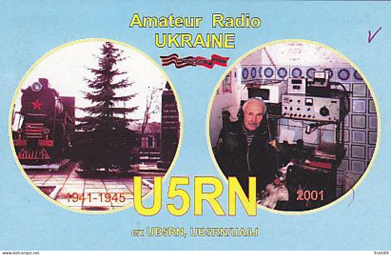 AK 210570 QSL - Ukraine - Chernigow - Radio-amateur