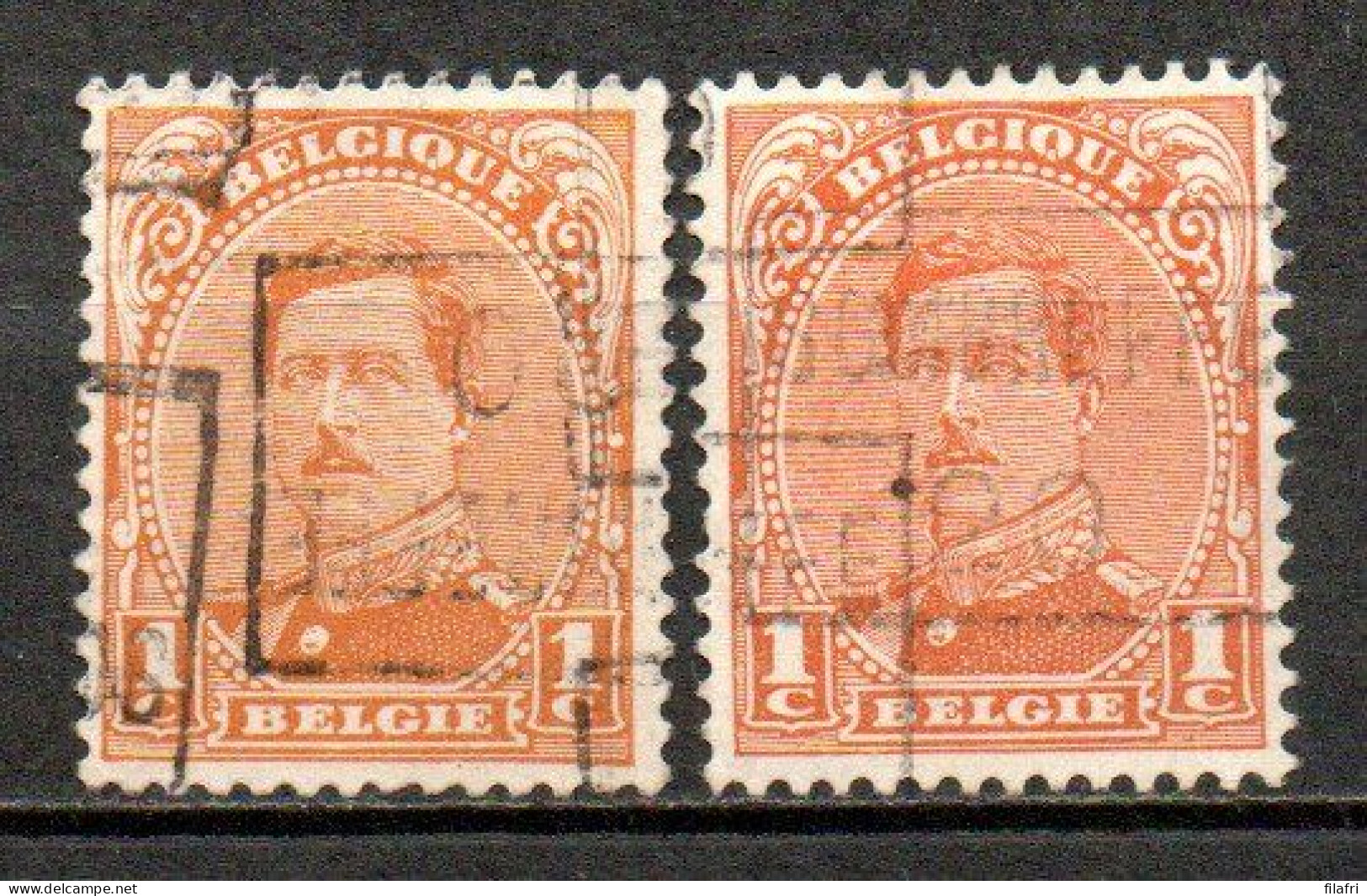 2517 Voorafstempeling Op Nr 135 - SOMBREFFE 21 - Positie C & D - Roulettes 1920-29