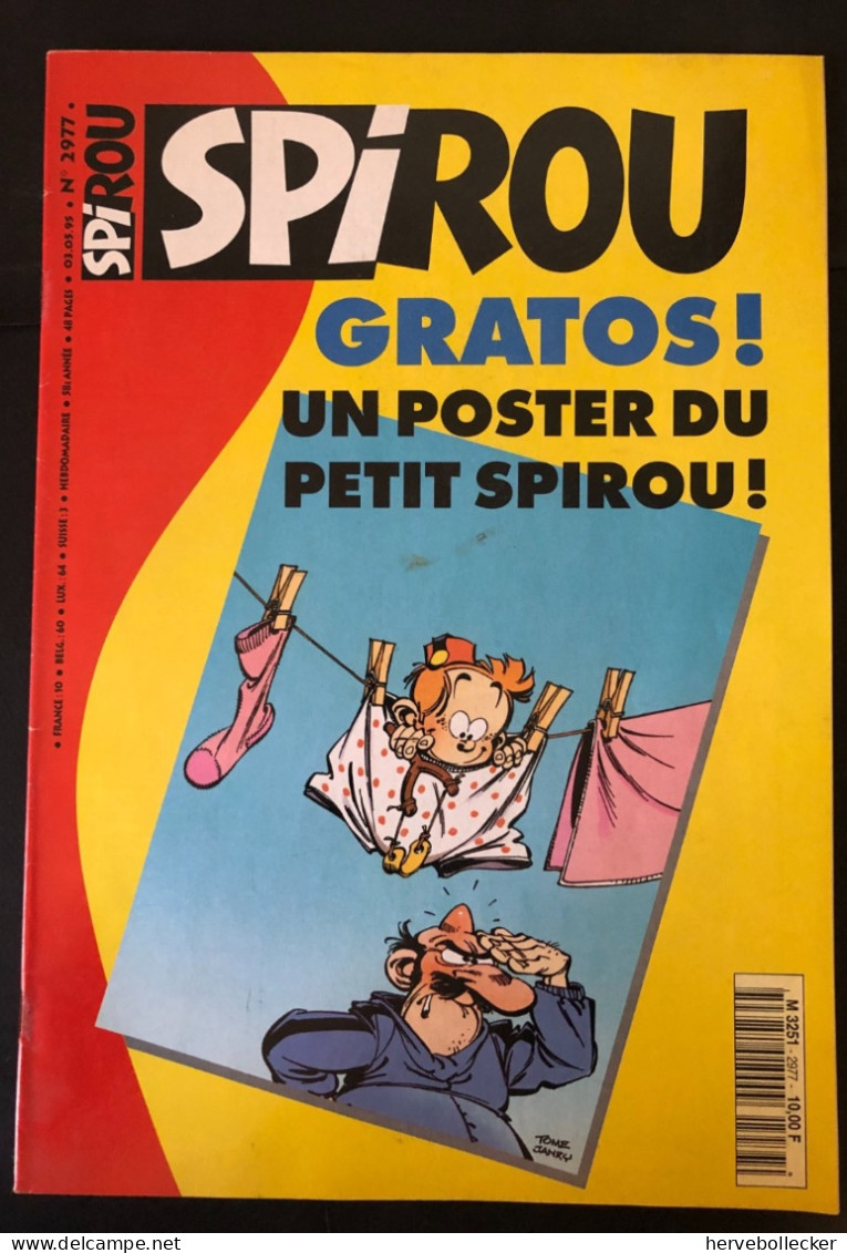 Spirou Hebdomadaire N° 2977 -1995 - Spirou Magazine