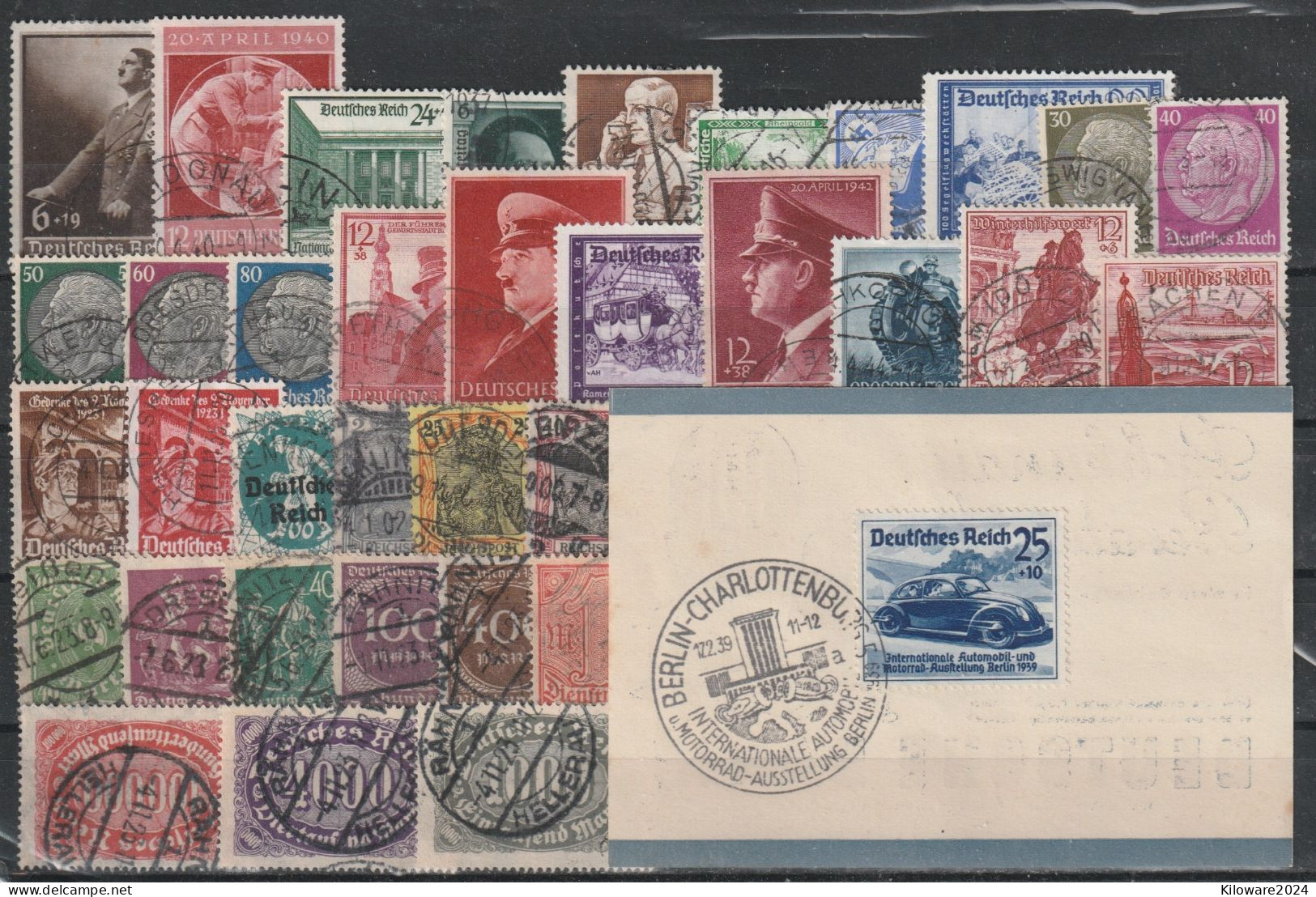 Deutsches Reich: Lot Mit Versch. Werten,  Gestempelt.  (011) - Lots & Kiloware (mixtures) - Max. 999 Stamps