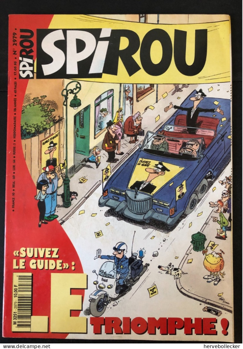 Spirou Hebdomadaire N° 2979 -1995 - Spirou Magazine
