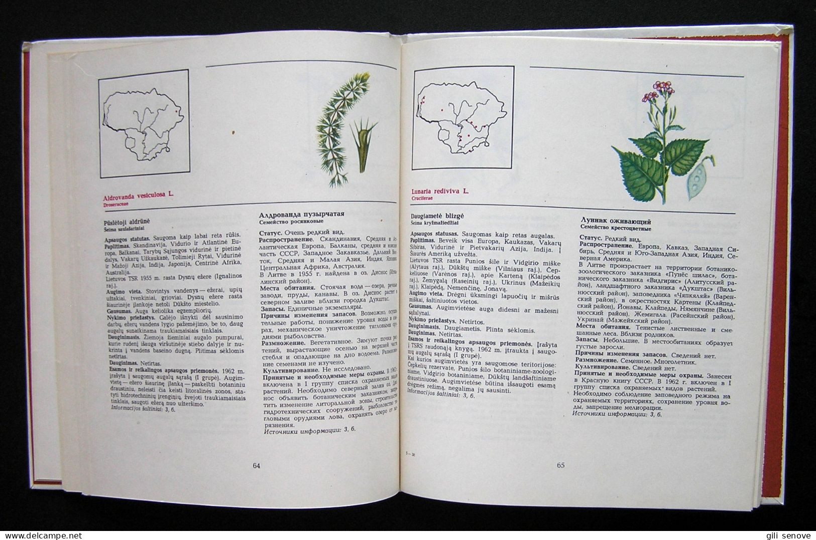 Lithuanian Book / Lietuvos TSR Raudonoji Knyga 1981 - Ontwikkeling
