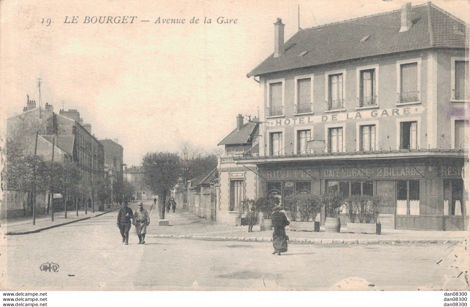 93 LE BOURGET AVENUE DE LA GARE CAFE HOTEL RESTAURANT DE LA GARE - Le Bourget