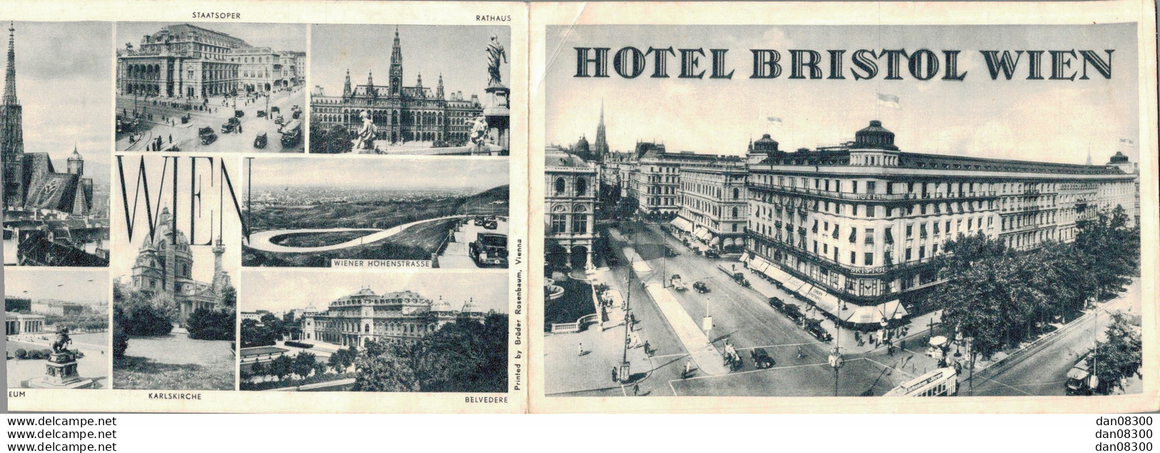 HOTEL BRISTOL WIEN - Dépliants Turistici