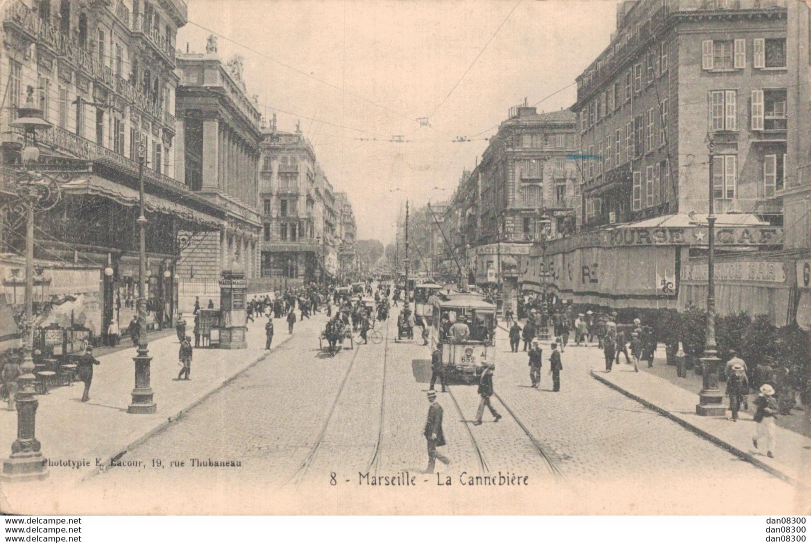 13 MARSEILLE LA CANNEBIERE - Canebière, Centre Ville