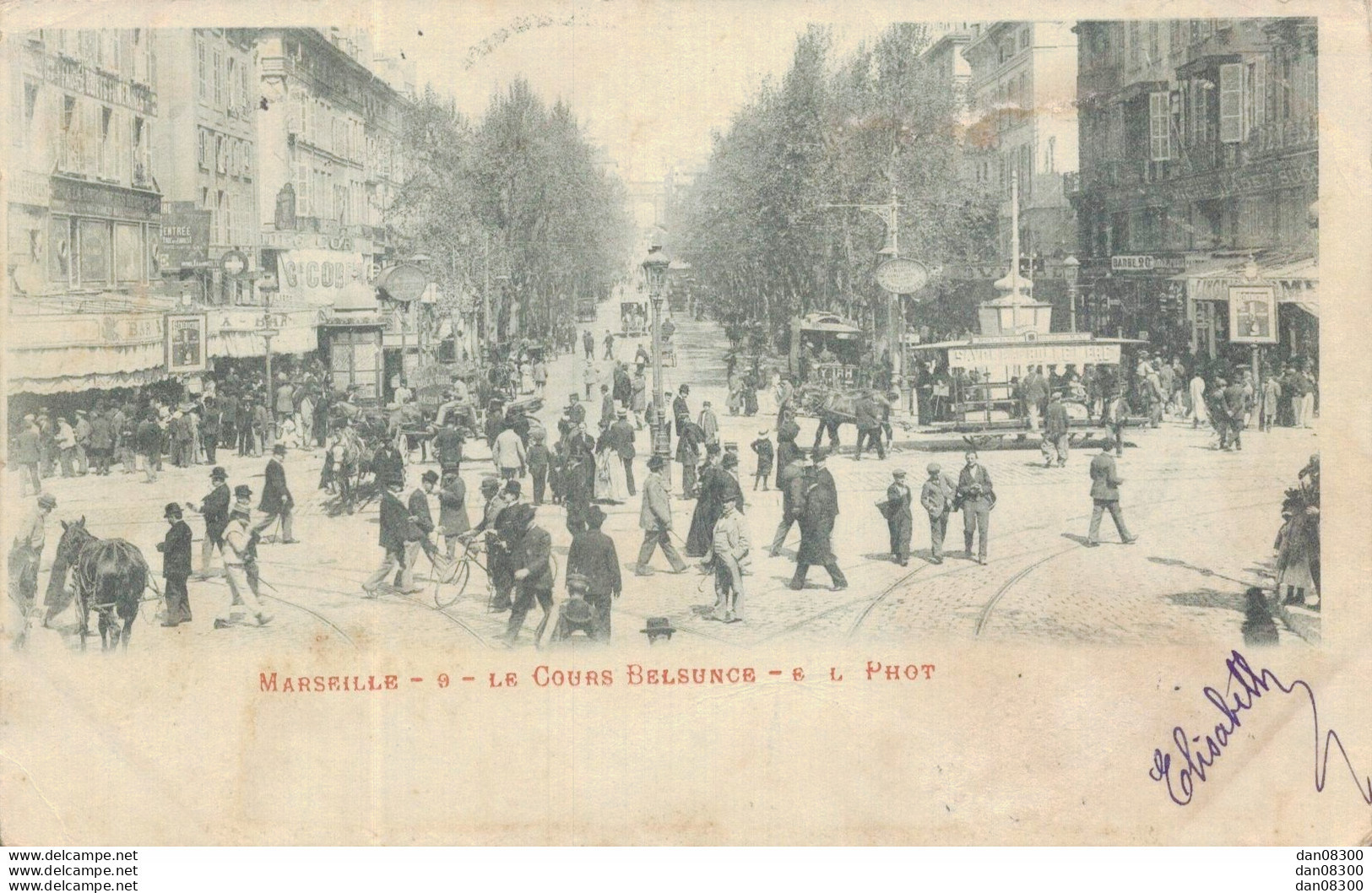 13 MARSEILLE LE COURS BELSUNCE - Canebière, Stadtzentrum