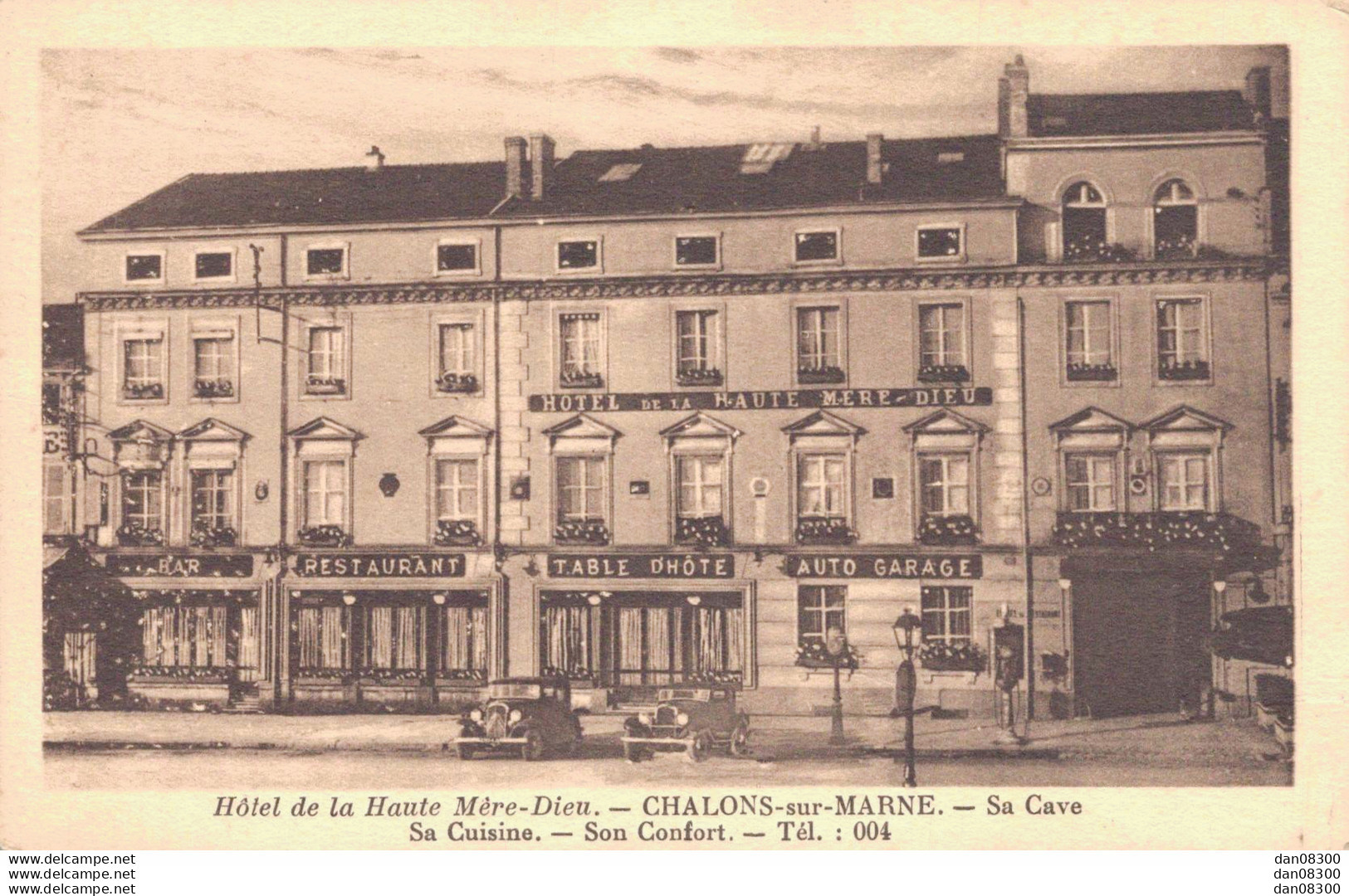 51 HOTEL DE LA HAUTE MERE DIEU CHALONS SUR MARNE SA CAVE SA CUISINE SON CONFORT - Châlons-sur-Marne