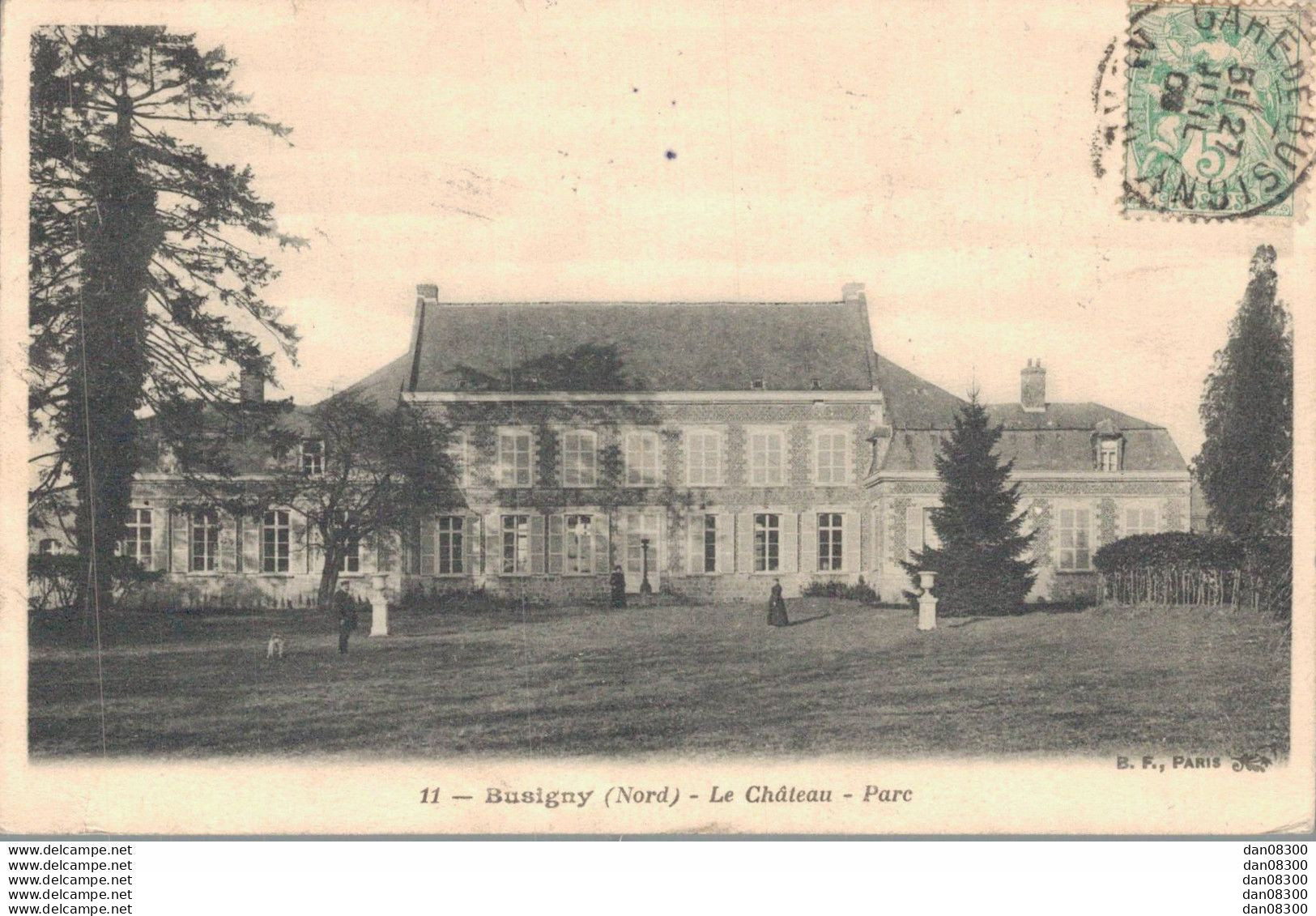 RARE  59 BUSIGNY LE CHATEAU PARC - Other & Unclassified