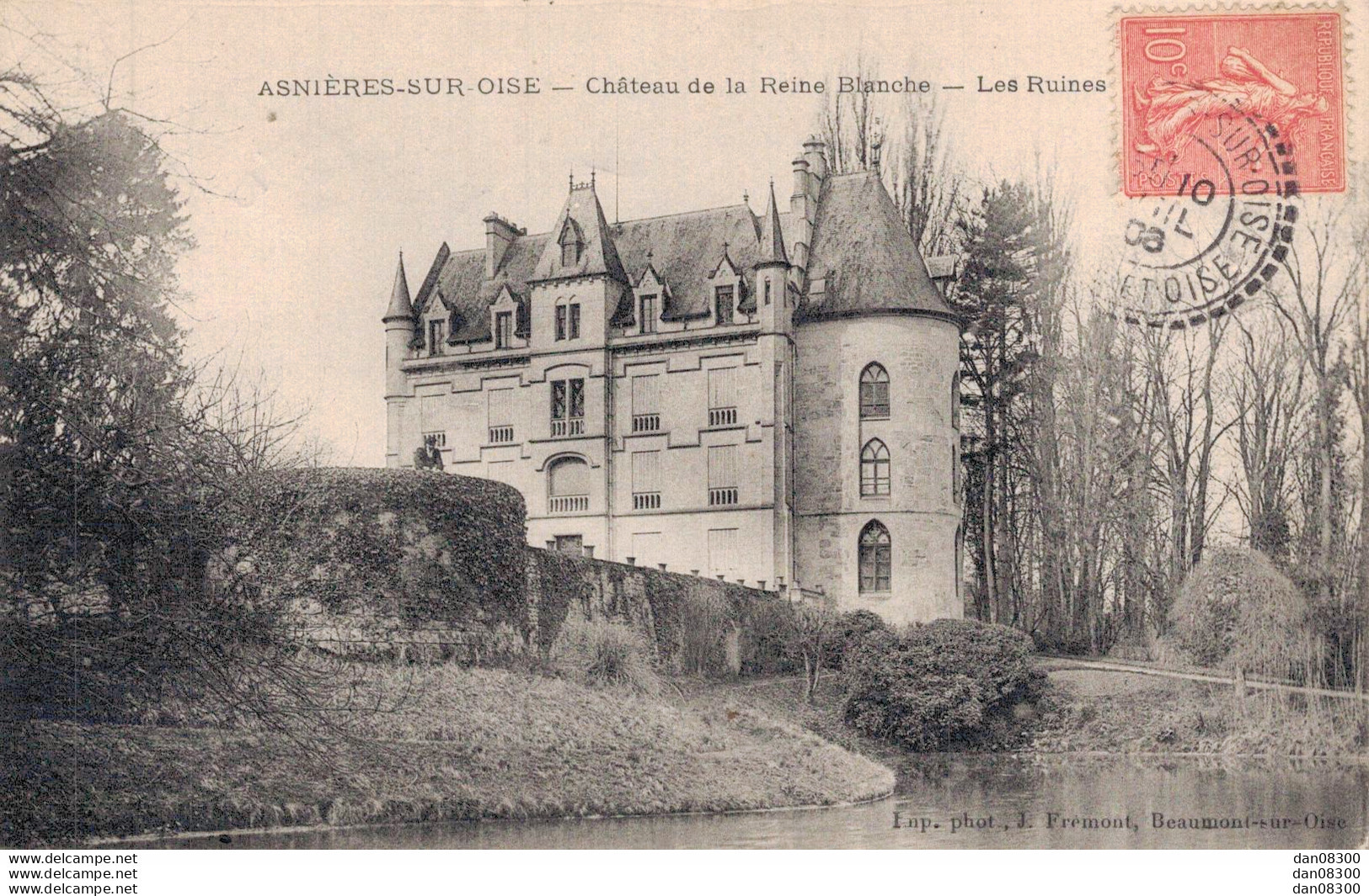 95 ASNIERES SUR OISE CHATEAU DE LA REINE BLANCHE LES RUINES - Asnières-sur-Oise