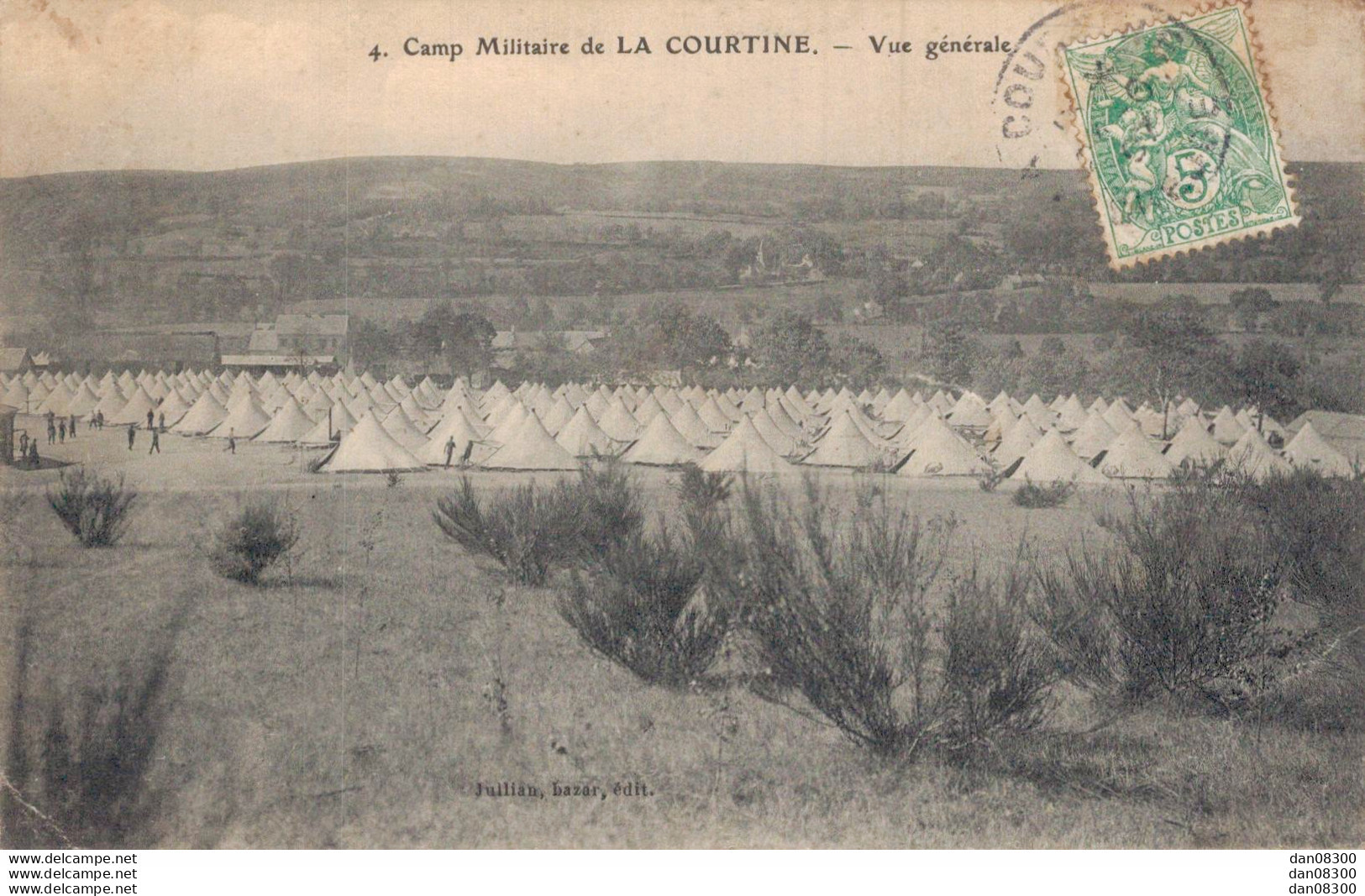 23 CAMP MILITAIRE DE LA COURTINE VUE GENERALE - Barracks