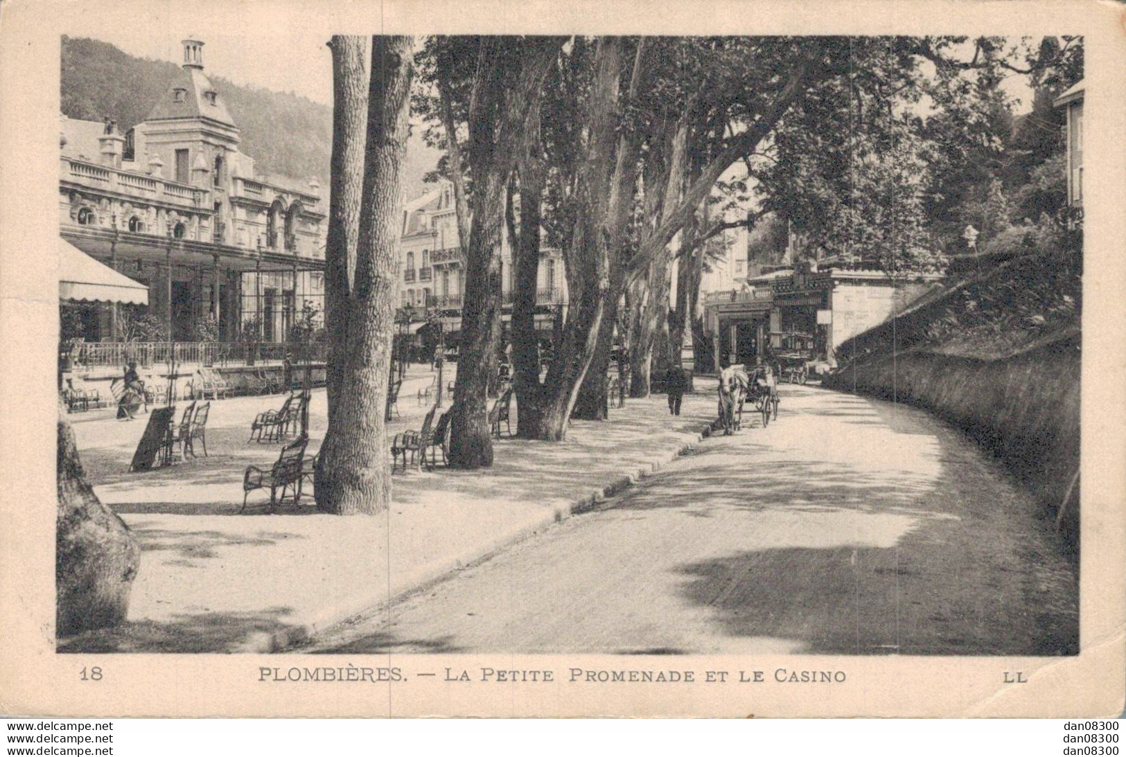 88 PLOMBIERES LA PETITE PROMENADE ET LE CASINO - Plombieres Les Bains