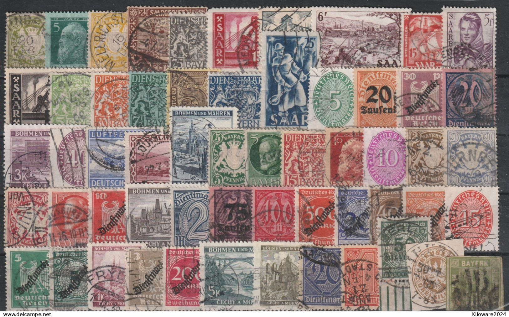 Deutschland: Lot Mit Versch. Werten Vor 1945,  Gestempelt.  (013) - Lots & Kiloware (mixtures) - Max. 999 Stamps