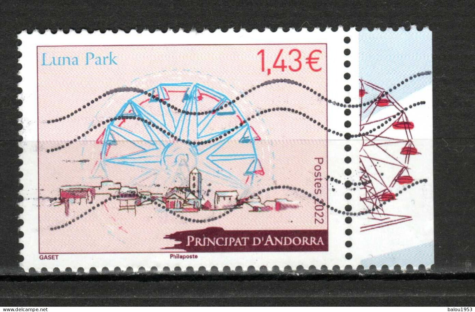 Andorre F.  2022 N°878. Obli. - Used Stamps