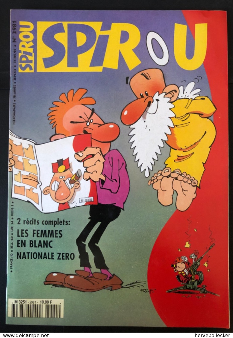 Spirou Hebdomadaire N° 2981 -1995 - Spirou Magazine