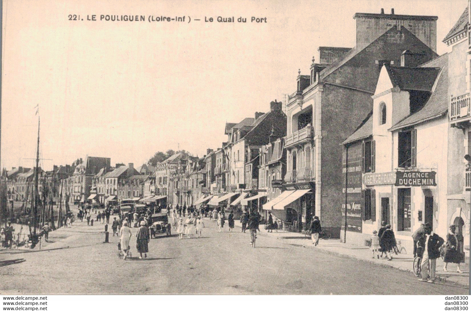 44 LE POULIGUEN LE QUAI DU PORT - Le Pouliguen