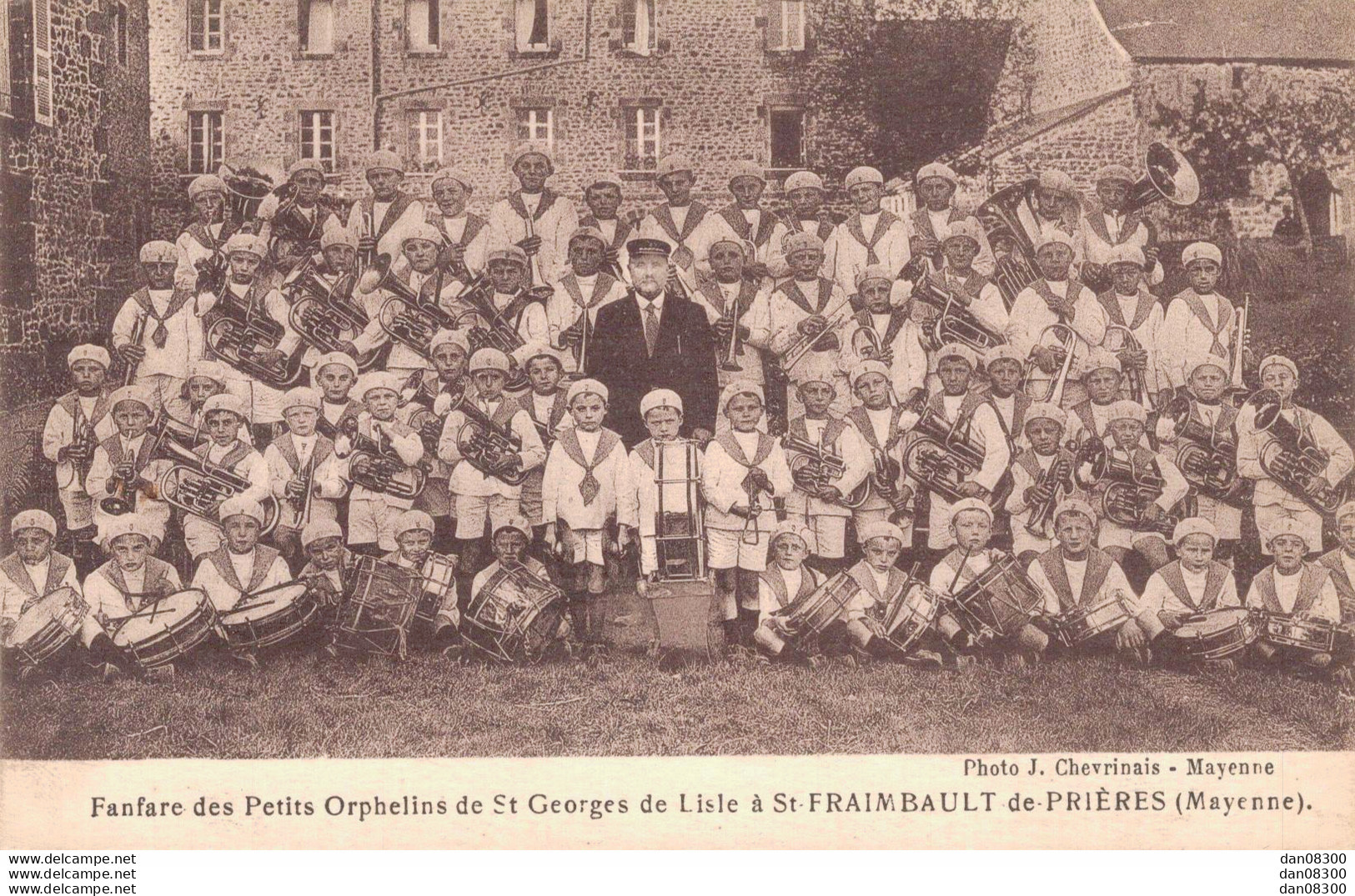 53 FANFARE DES PETITS ORPHELINS DE SAINT GEORGES DE LISLE A SAINT FRAIMBAULT DE PRIERES - Sonstige & Ohne Zuordnung