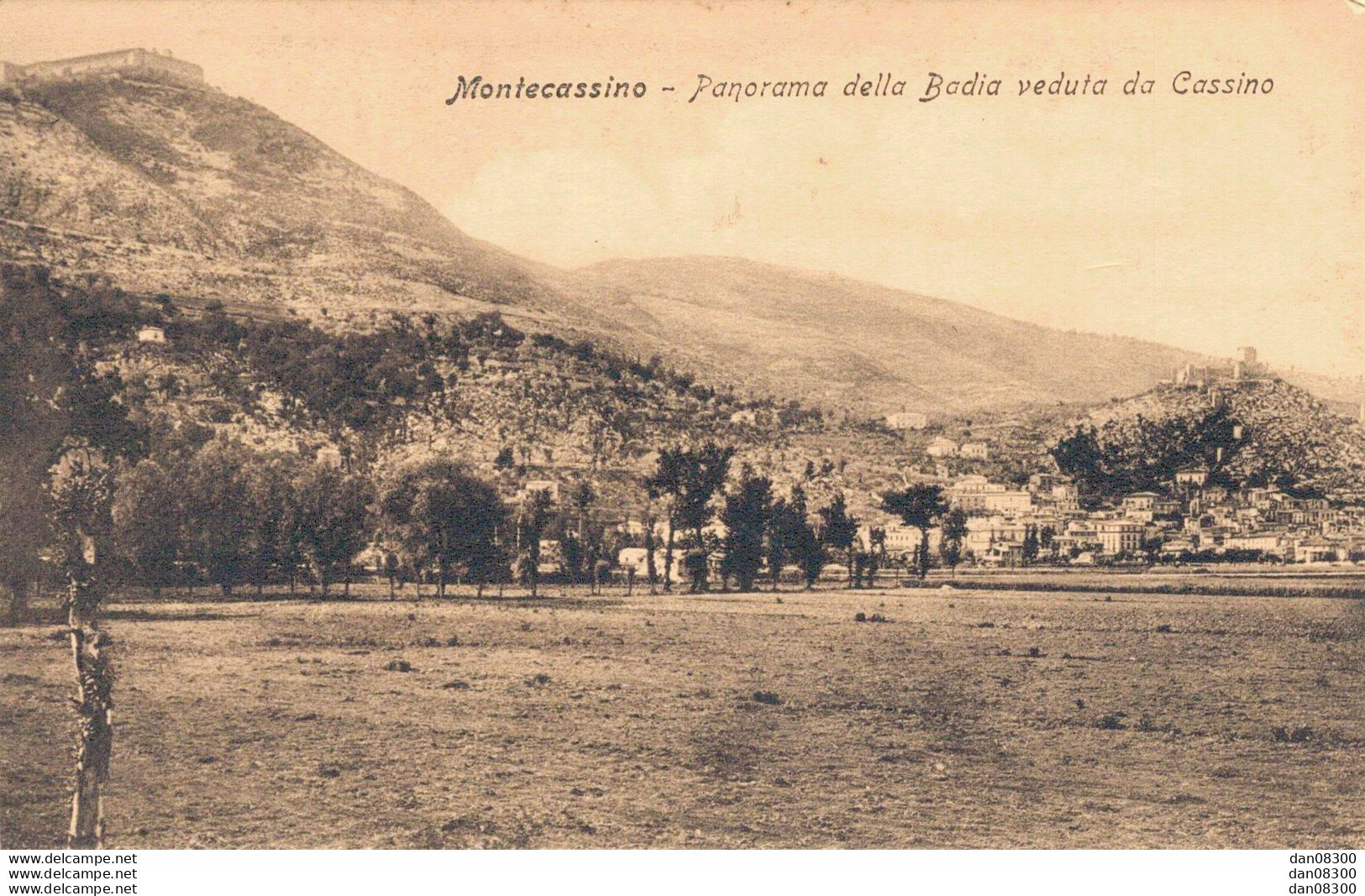 ITALIE MONTECASSINO PANORAMA DELLA BADIA VEDUTA DA CASSINO - Frosinone