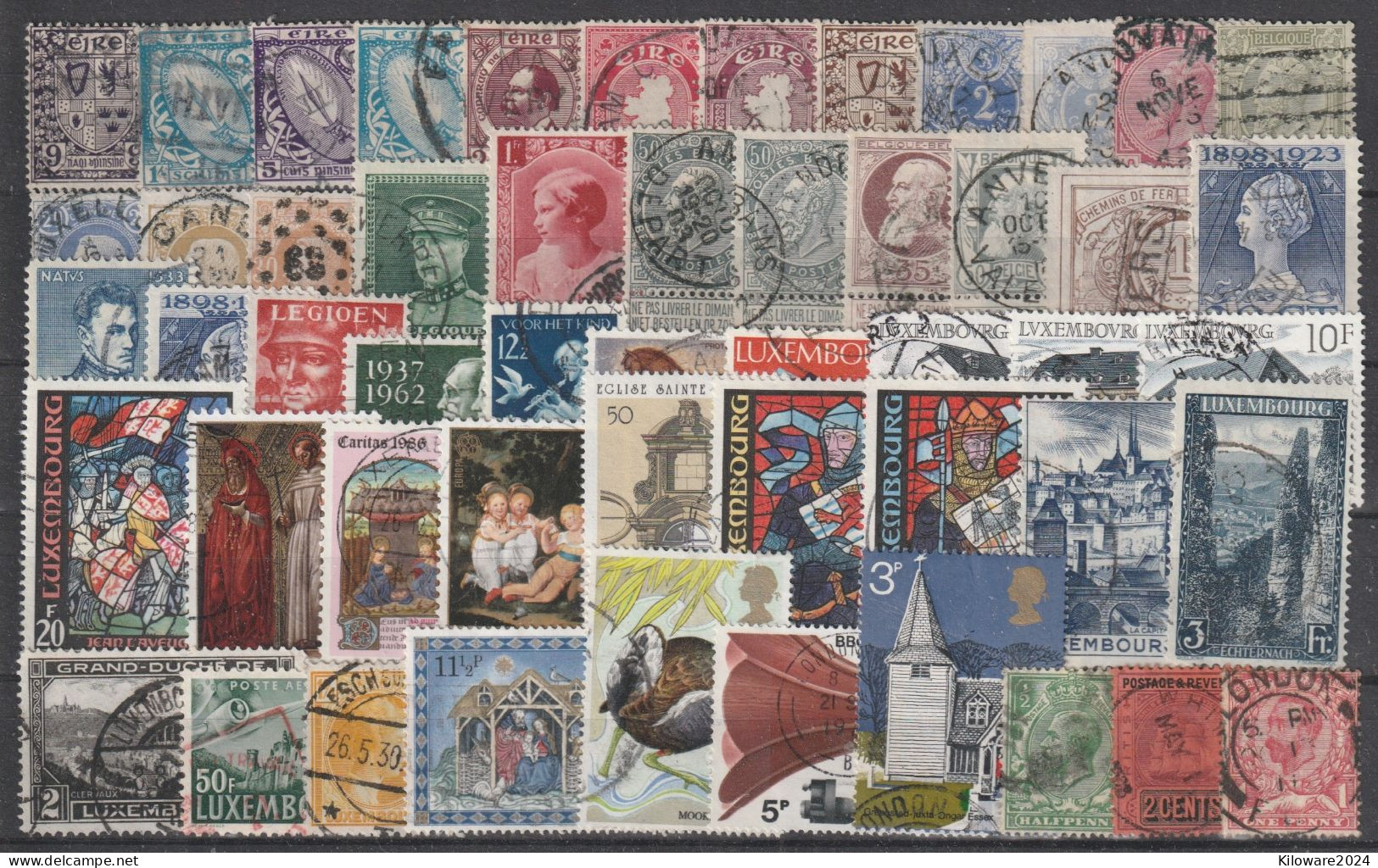 Westeuropa: Lot Mit Versch. Werten,  Gestempelt.  (015) - Lots & Kiloware (mixtures) - Max. 999 Stamps