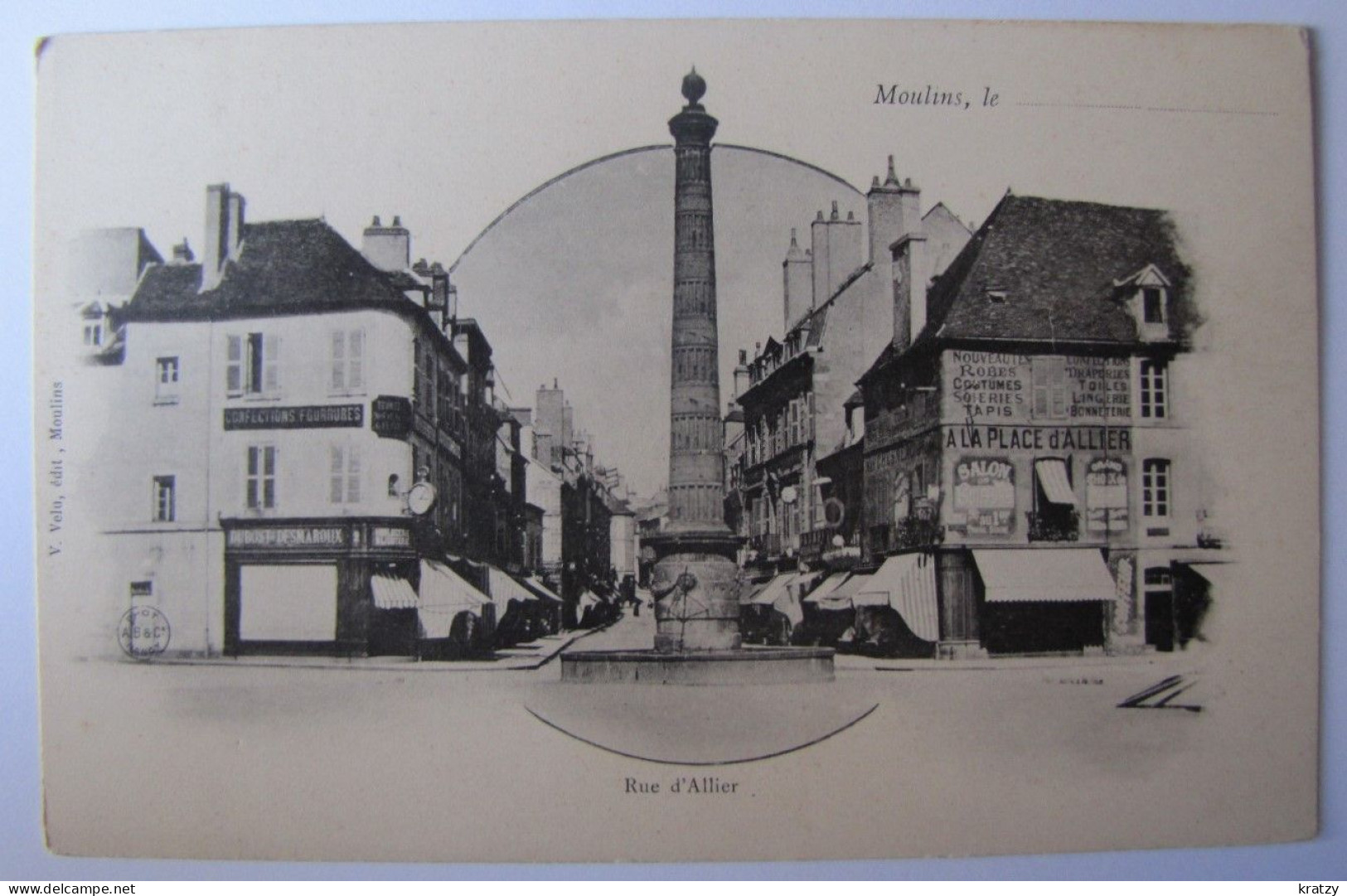 FRANCE - ALLIER - MOULINS - Rue D'Allier - Moulins