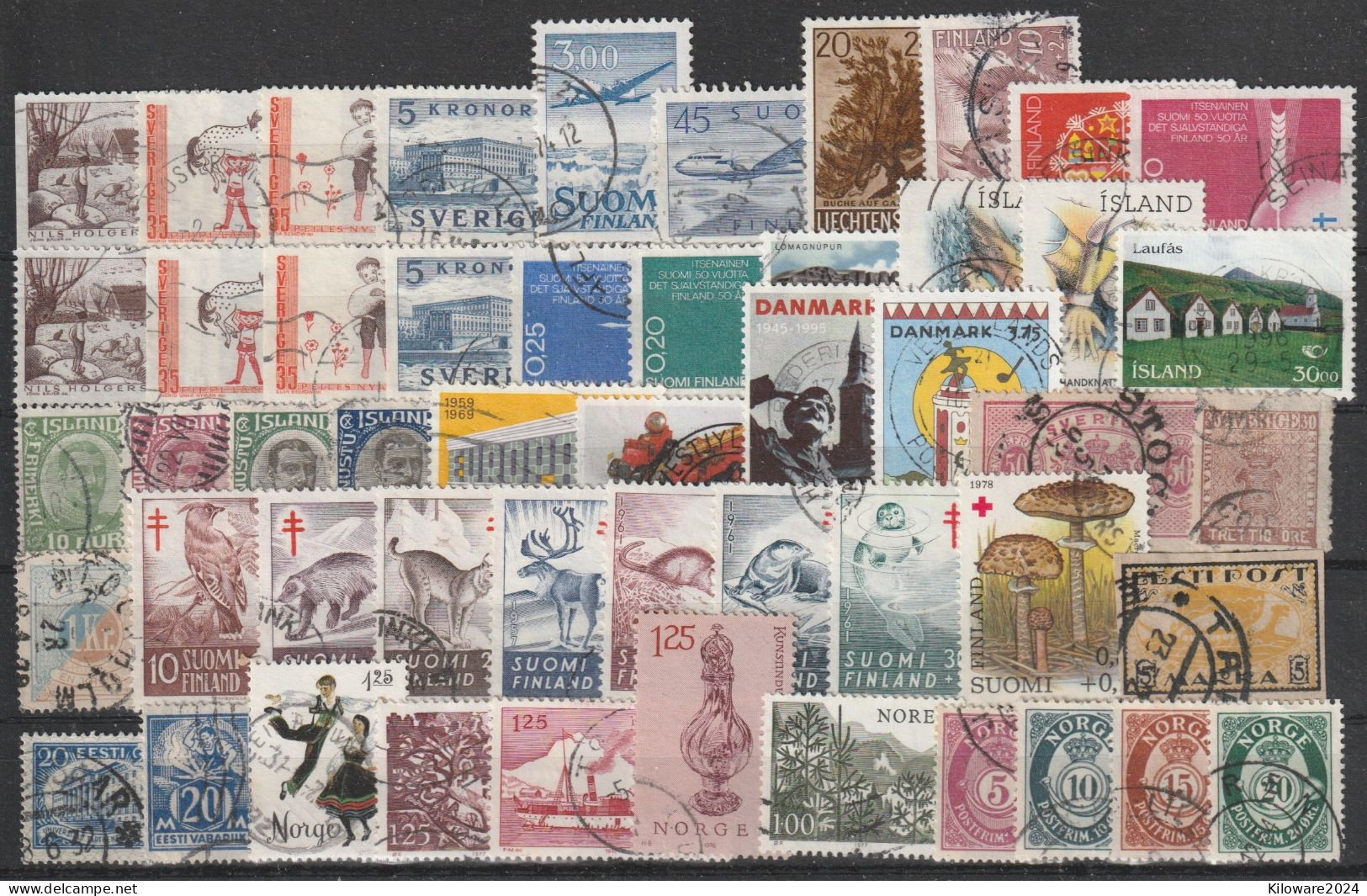 Nordeuropa: Lot Mit Versch. Werten,  Gestempelt.  (016) - Lots & Kiloware (mixtures) - Max. 999 Stamps