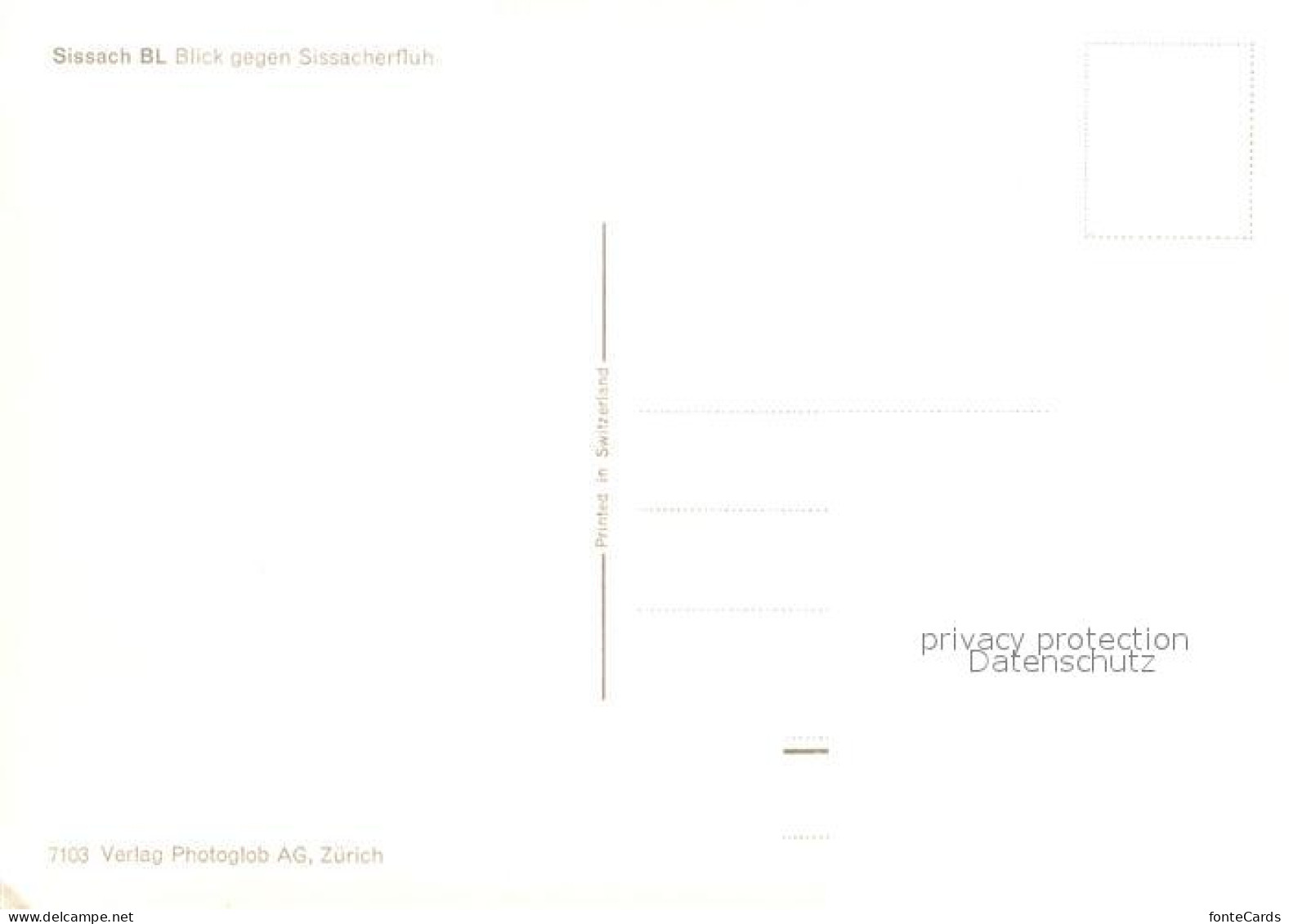 13625696 Sissach Mit Sissacherfluh Sissach - Altri & Non Classificati